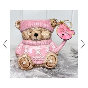 Pink Bear wearing sweater Mug